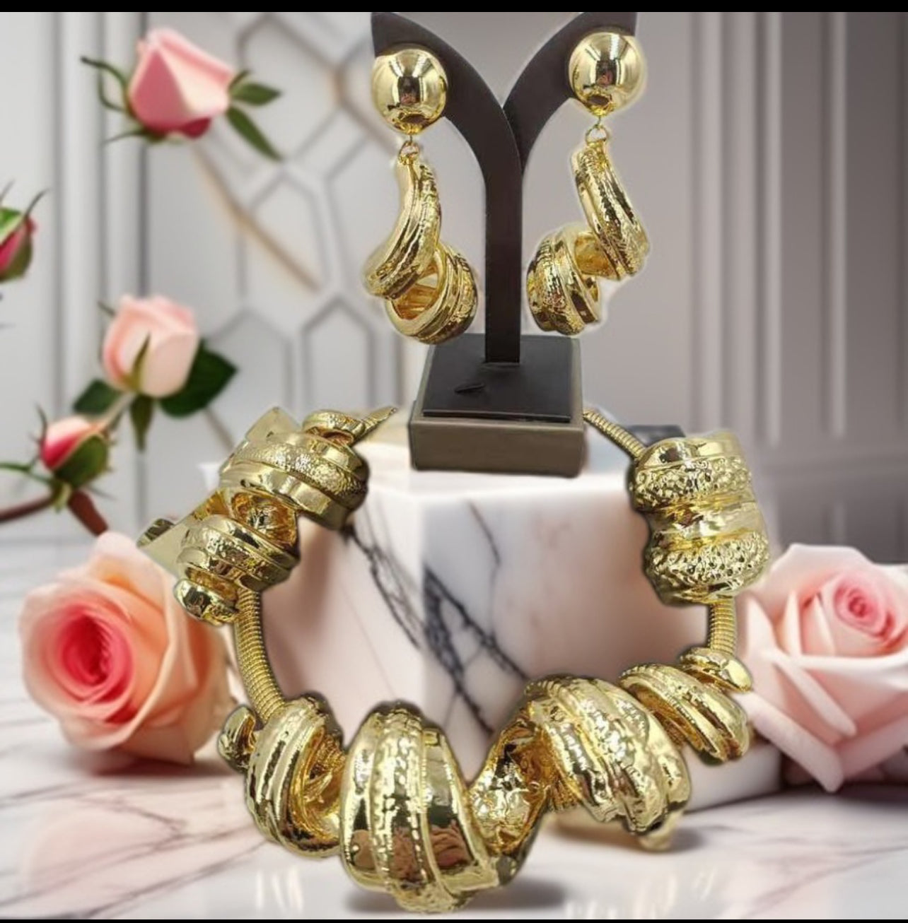 Italian plated gold 4 set