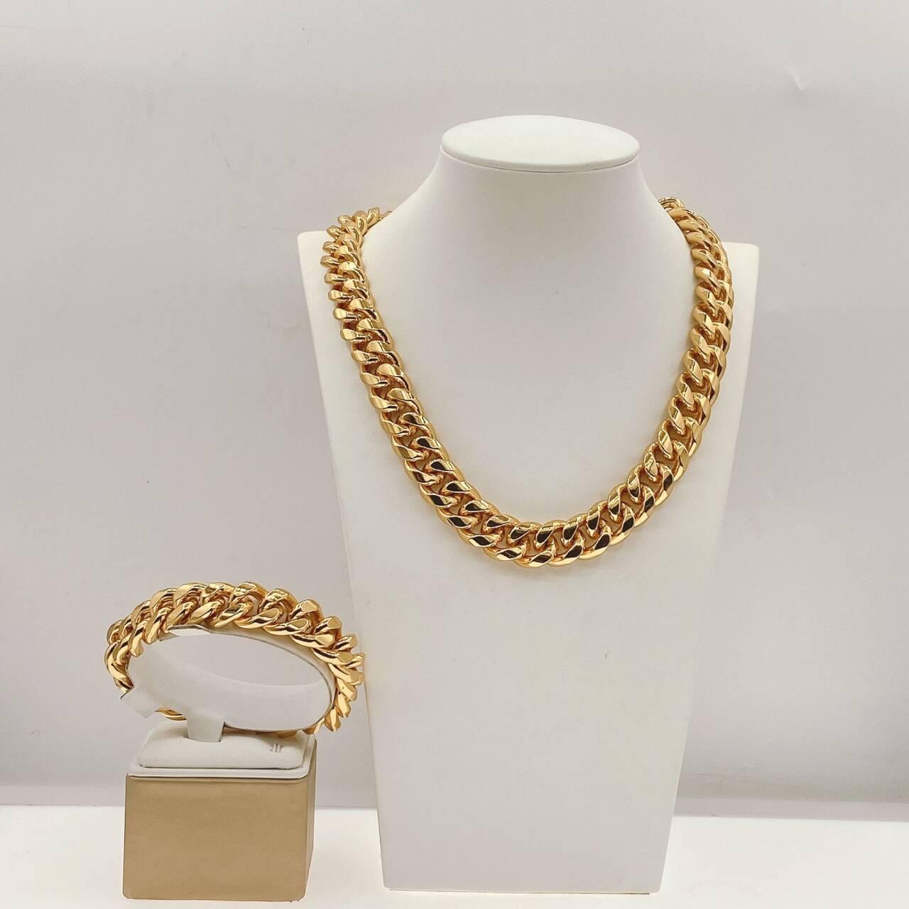 Gold-plated Cuban chain