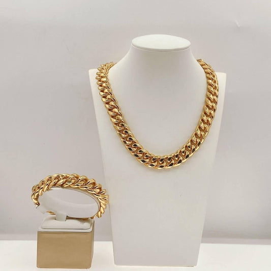 Gold-plated Cuban chain