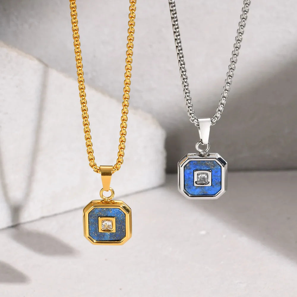 Square Pendant Necklace