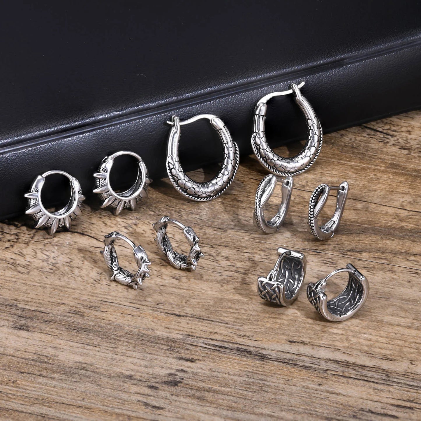 Retro Earrings for Men