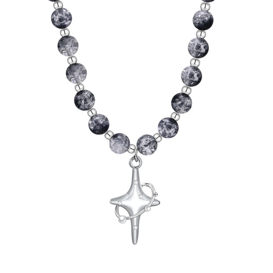 Cool Punk Star Pendant Necklace