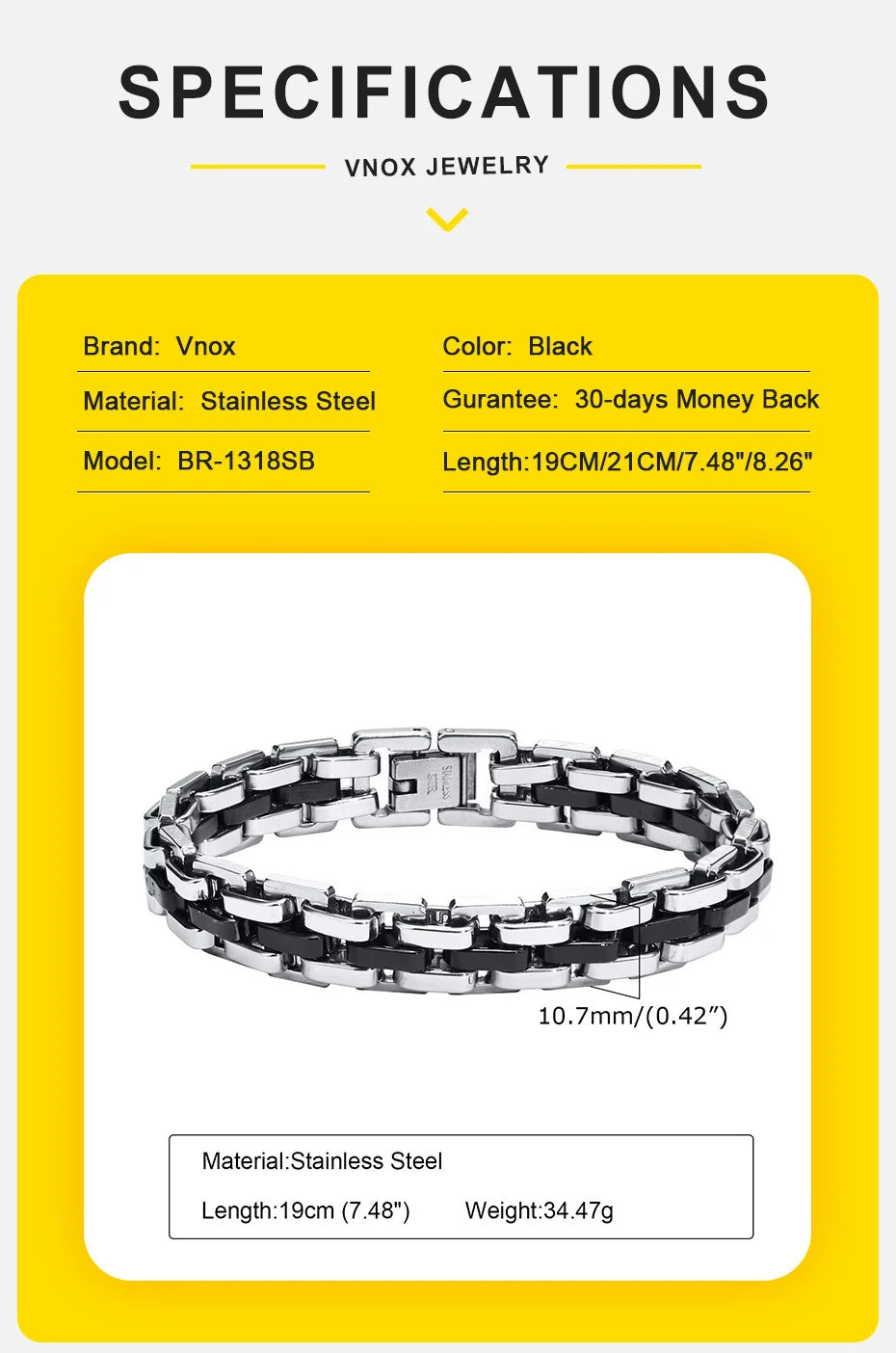 Stylish Strap Chain Bracelet