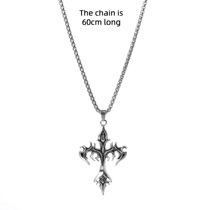 Short Cross Pendant Chain Eye Catching Design for Necklace Jewelry Lovers