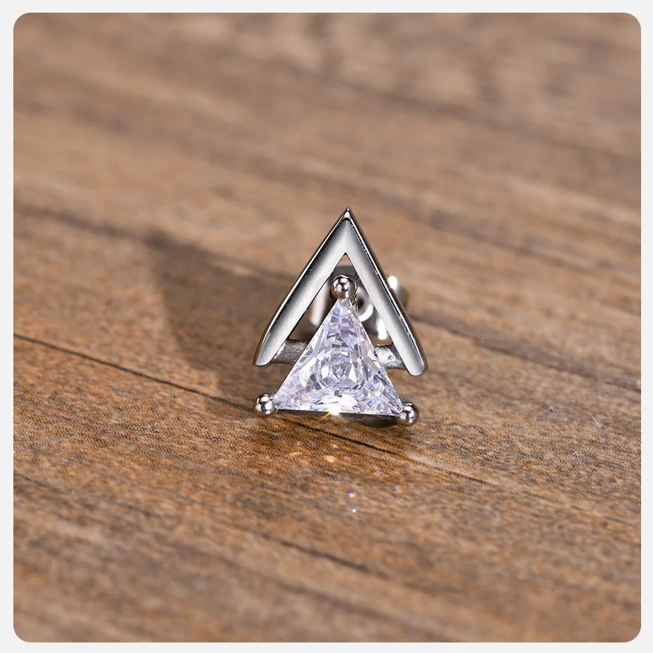 Punk Stud Earrings for Men