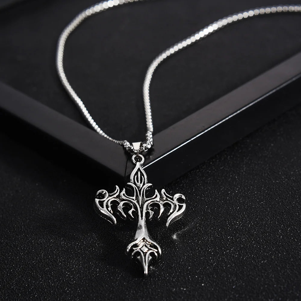 Short Cross Pendant Chain Eye Catching Design for Necklace Jewelry Lovers