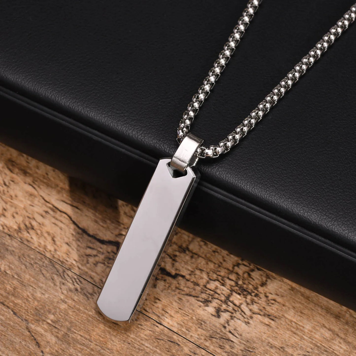 Personalized Men's Bar Necklaces