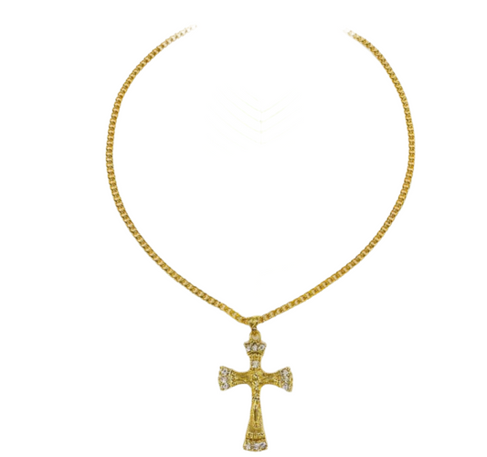 Van gold plated cross